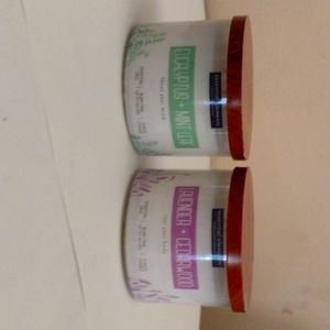 A pair of Essential Elements candles